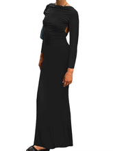 Fashion Sexy Women Backless  Sleeve Fishtail Hem Solid Color Party Beach Club Streetwear Vestido InsStreet
